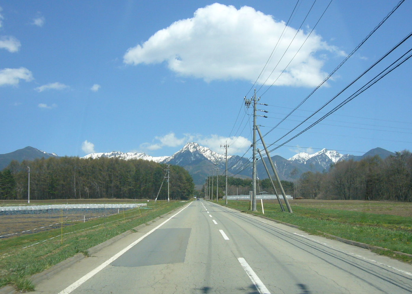 生まれ故郷の茅野からの八ヶ岳